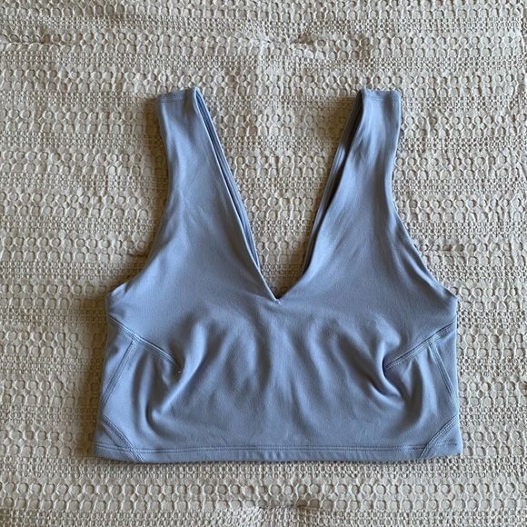 Free People FP Movement Never Better Crop Sports Bra Platinum Purple Lilac S - Picture 4 of 9